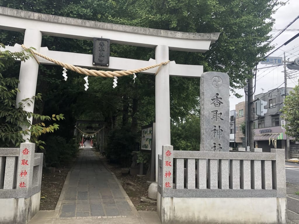 大沢の香取神社の鳥居