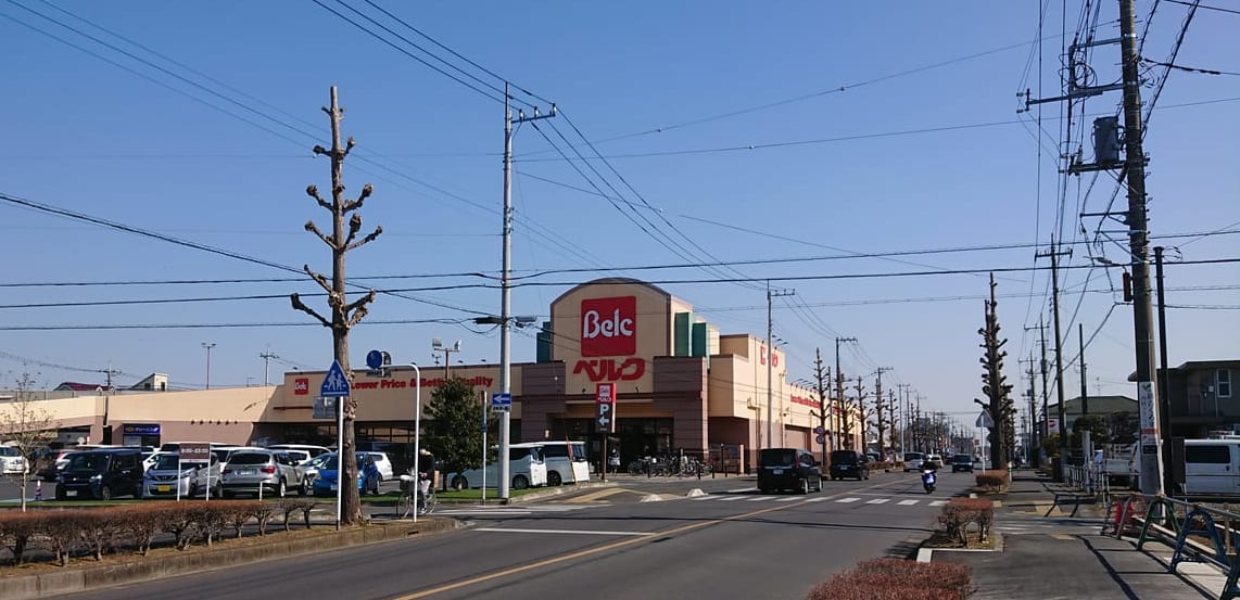 ベルク越谷花田店の外観です