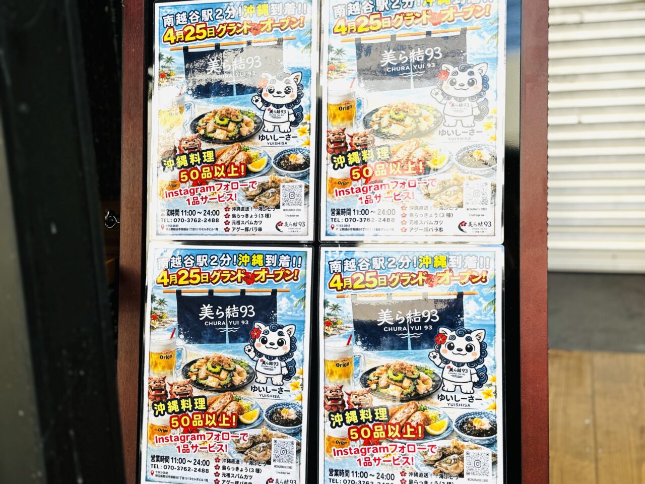 新越谷・南越谷にオープンした沖縄料理美ら結93